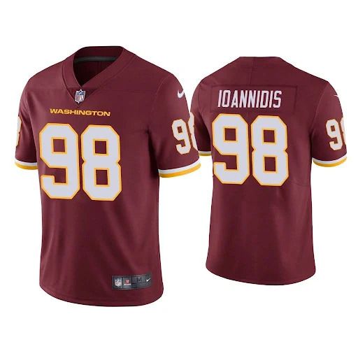Men Washington Redskins #98 Matt Ioannidis Nike Red Vapor Limited NFL Jersey->washington redskins->NFL Jersey